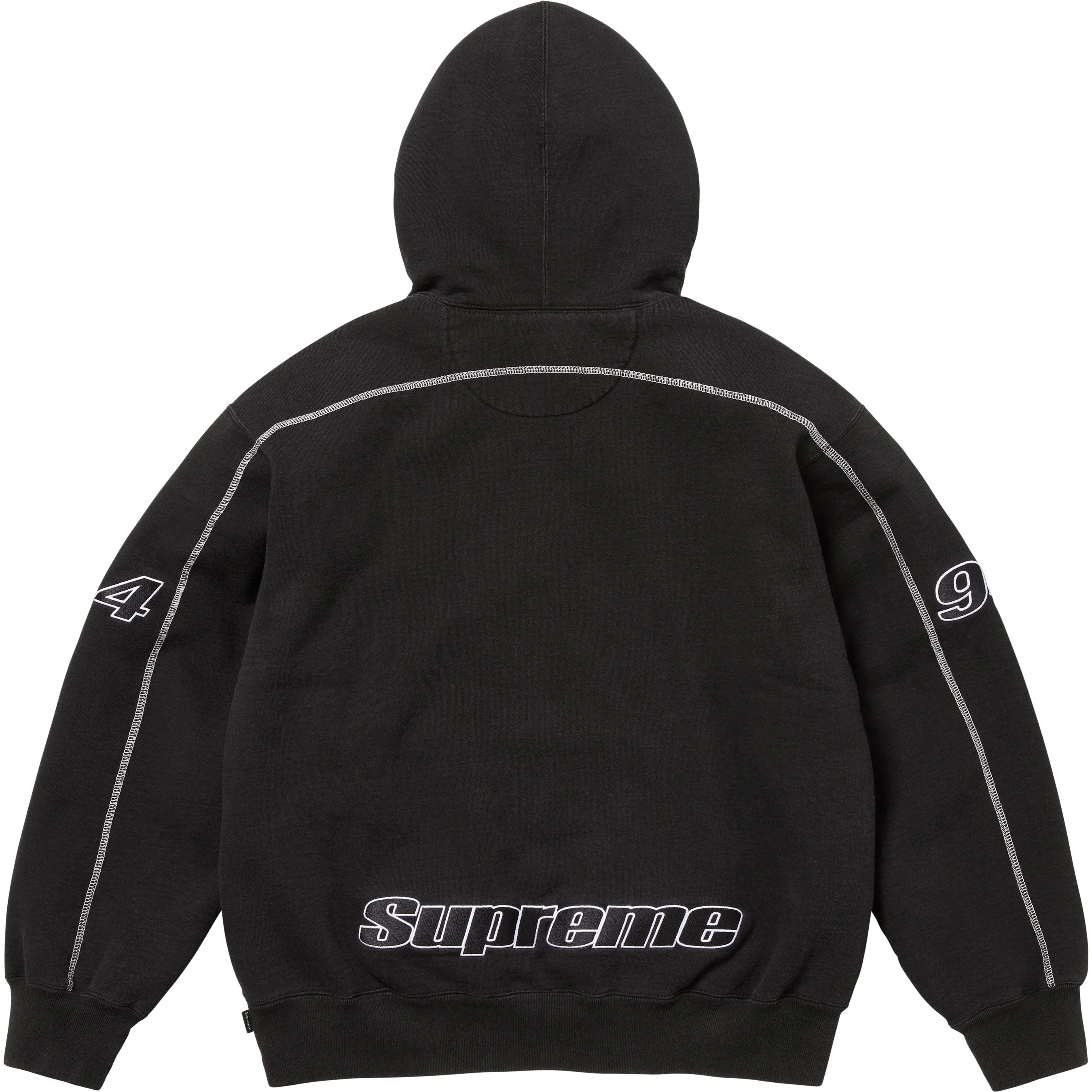 Overlock Hooded Sweatshirt view 9